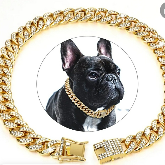 Glam dog collar - Picture 5 of 17